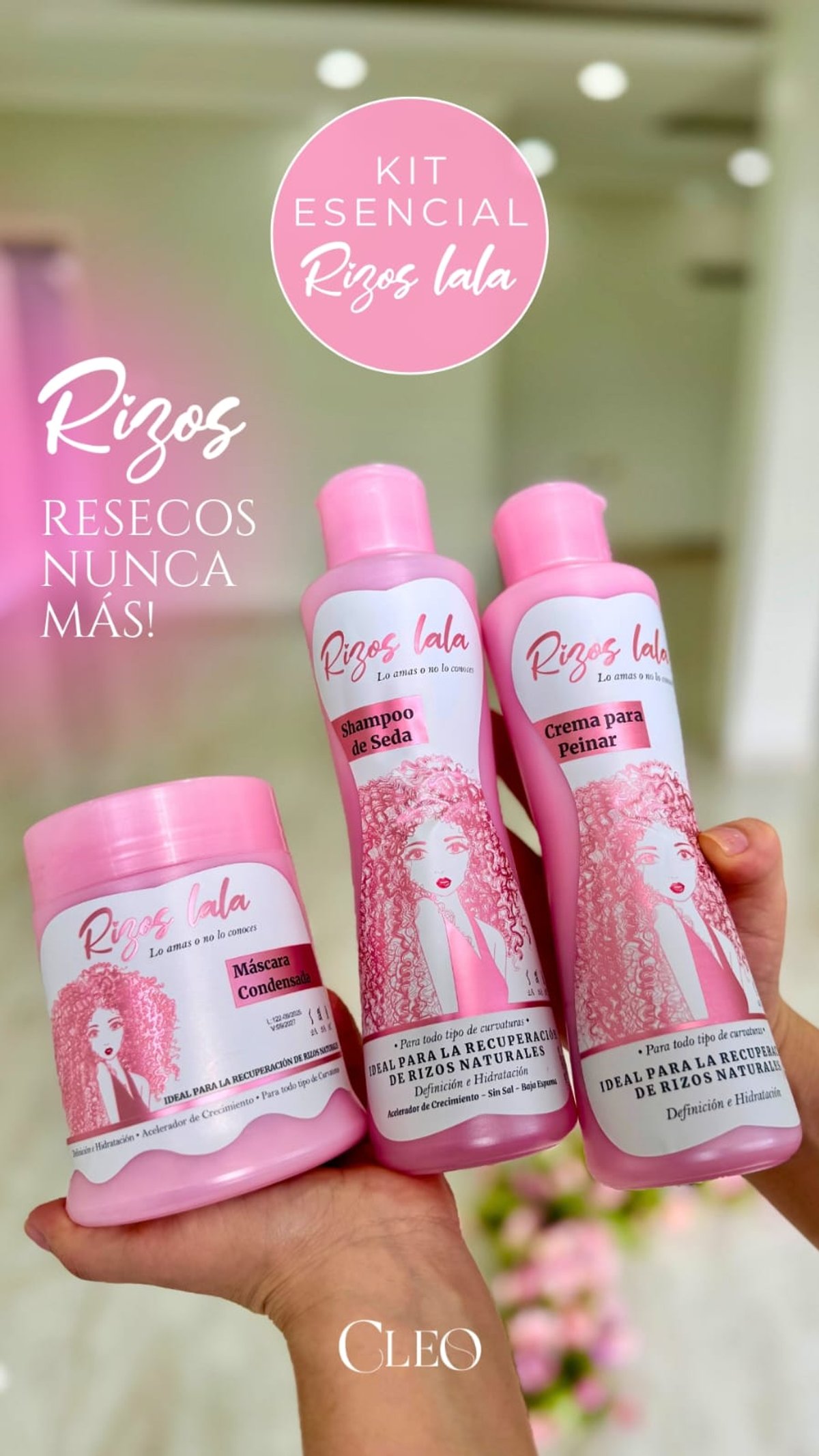 ✨ Kit Esencial Rizos Lala – Hidratación y Definición - 4