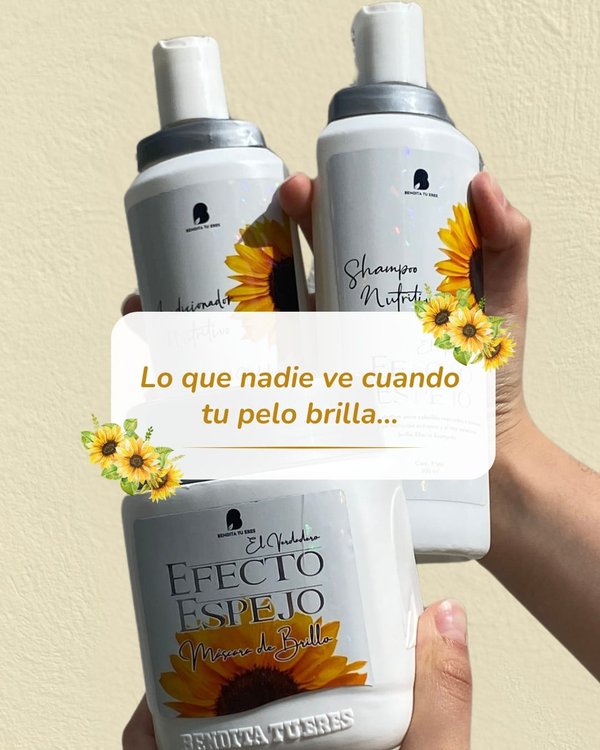 💎 Kit Efecto Espejo (Shampoo + Acondicionador + Máscara)