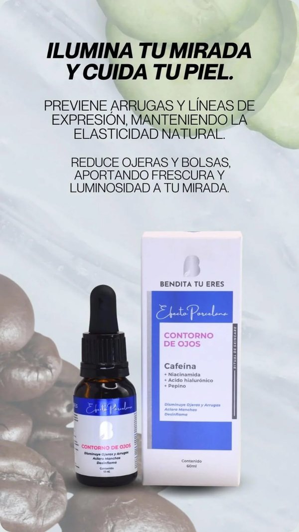 ✨ Contorno de Ojos Efecto Porcelana | Skincare para Ojeras y Líneas Finas ✨