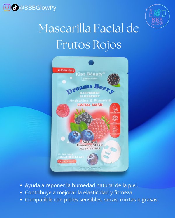 Mascarilla Facial De Frutos Rojos