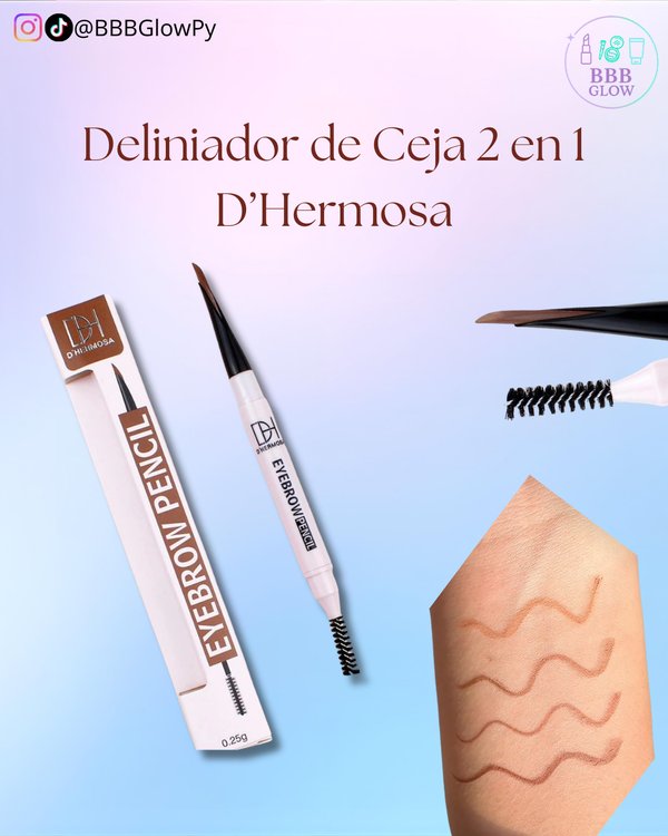 Delineador De Cejas 2 En 1