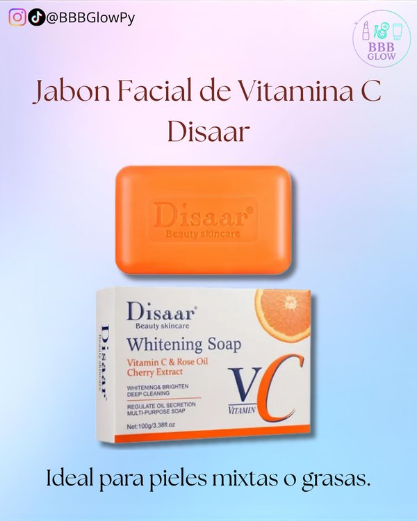 Jabon Facial De Vitamina C En Barra