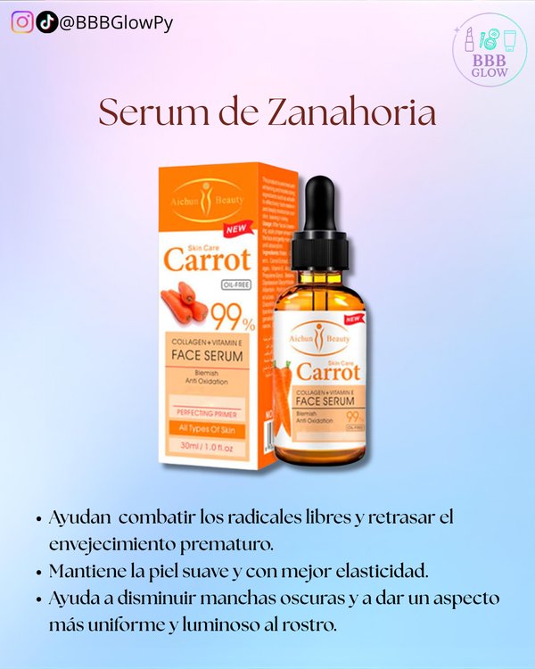 Serum Facial De Zanahoria