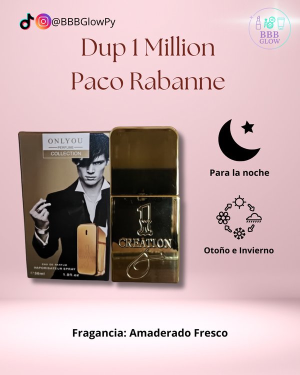 Perfume miniatura Dup 1 Million Paco Rabanne