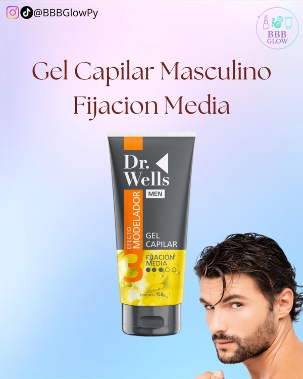 Gel Capilar Masculino Fijacion Media