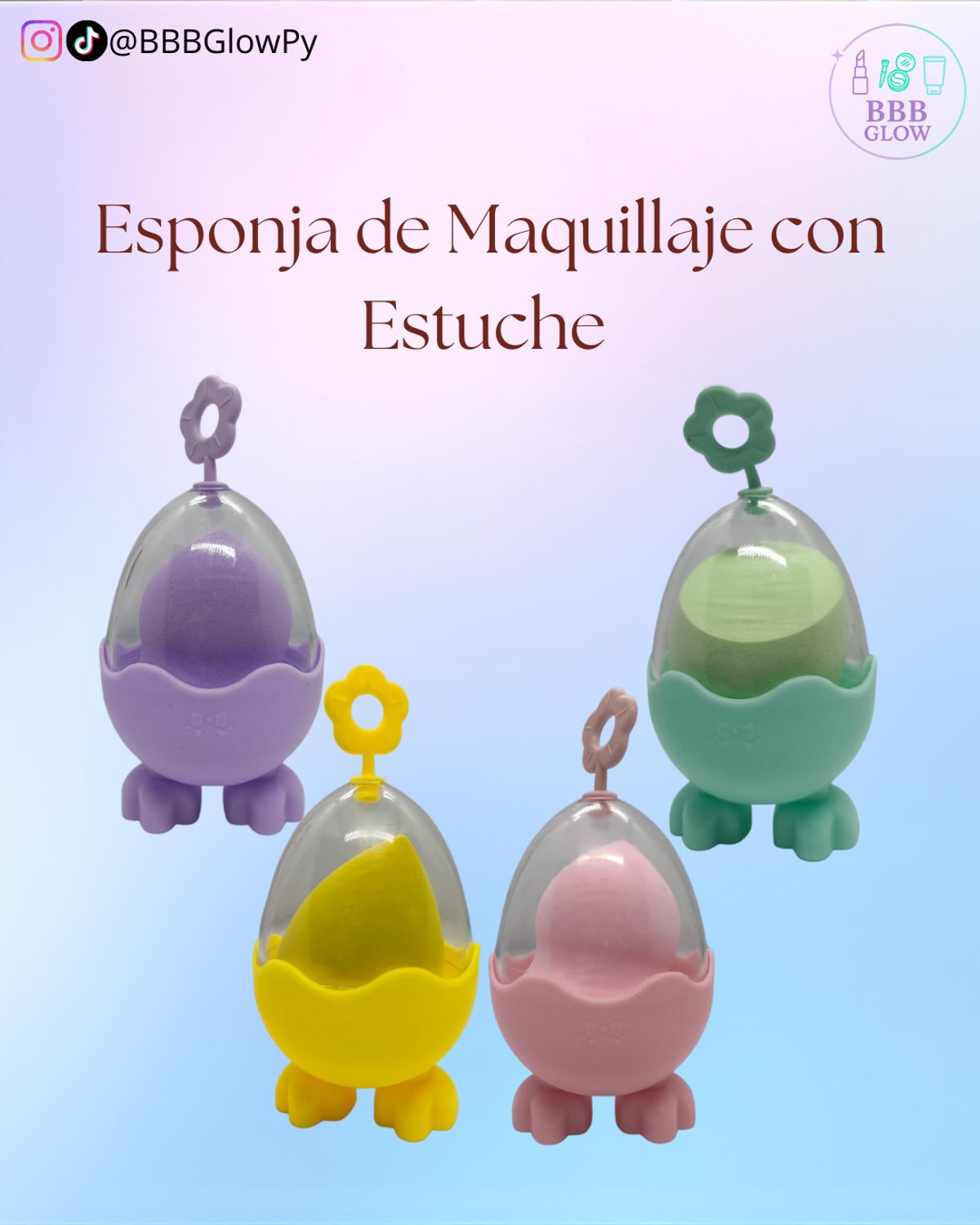 Esponjita Para Maquillaje Con Cuerpito