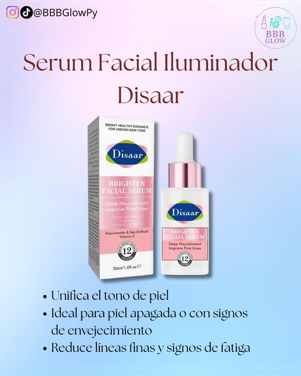 Serum Facial Bryghten Niacinamida Y Vitamina C Lirio De Mar