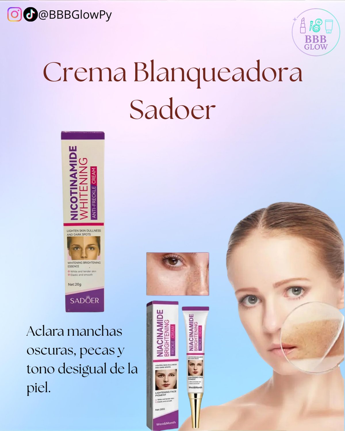 Crema Quita Mancha De Naicinamida - SADOER