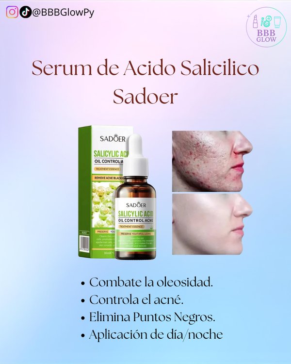 Serum Facial De Acido Salicilico