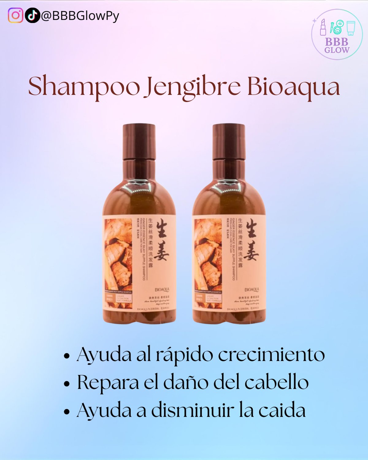Shampo De Jengibre De 250Ml