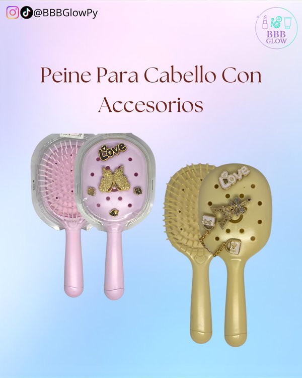 Peine Redondo Con Accesorios