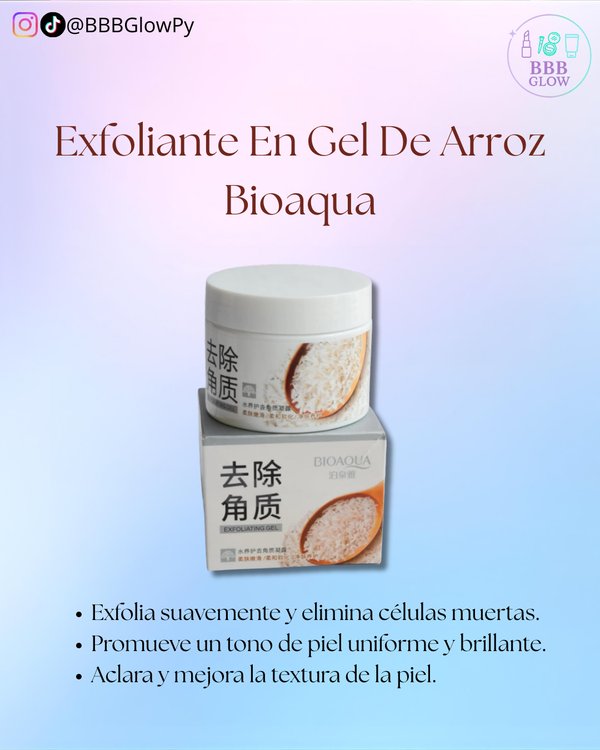 Gel Exfoliante Facial De Arroz