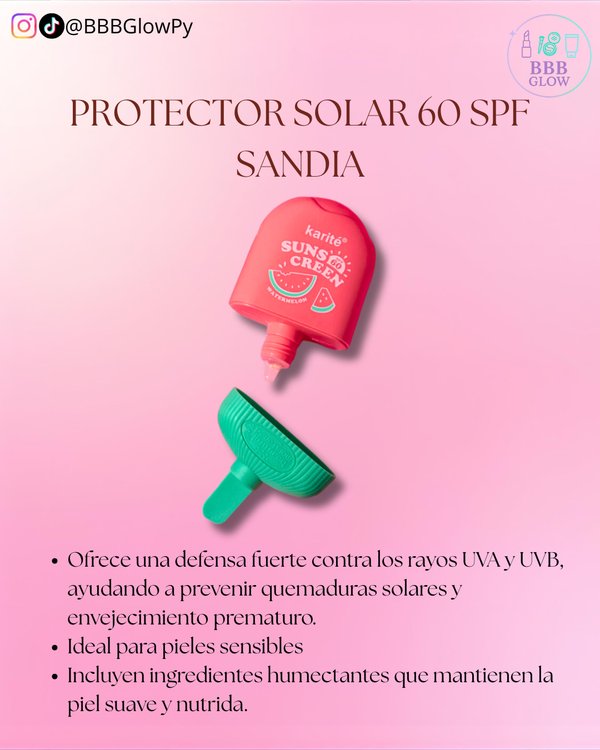 Protector Solar De 60 SPF Sandia