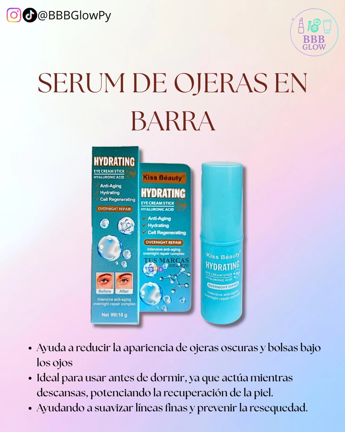 Serum Para Ojeras En Barra 