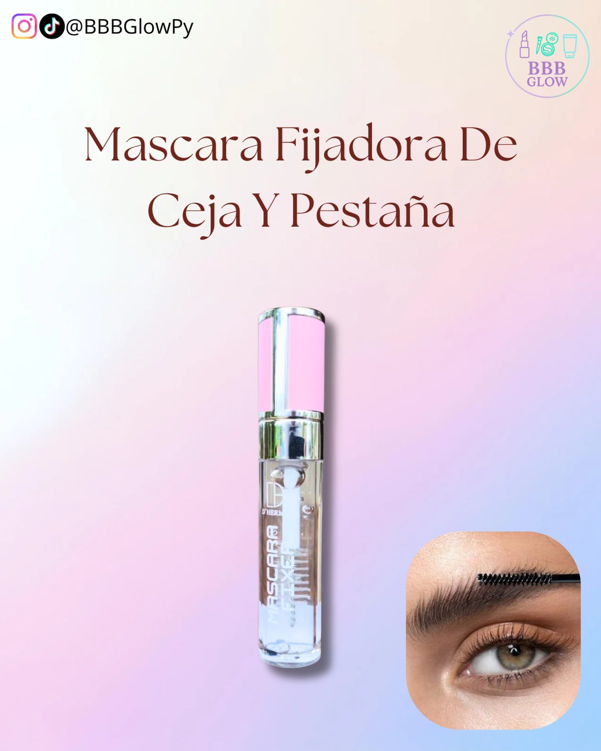 Mascara Fijadora De Ceja Y Pestaña