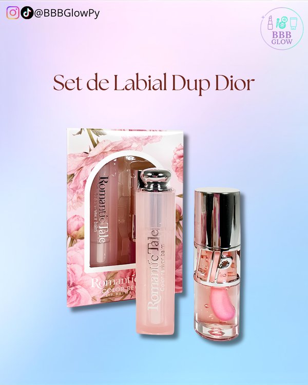 Gloss Labial Imitacion Dior Con 2 Piezas