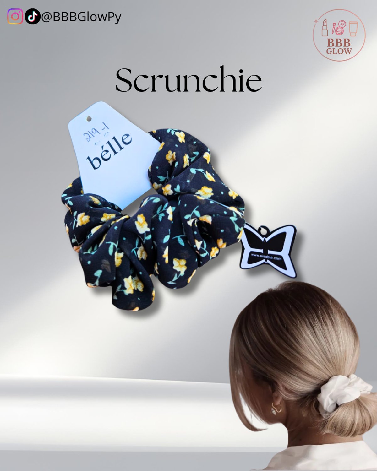 Scrunchie Negro