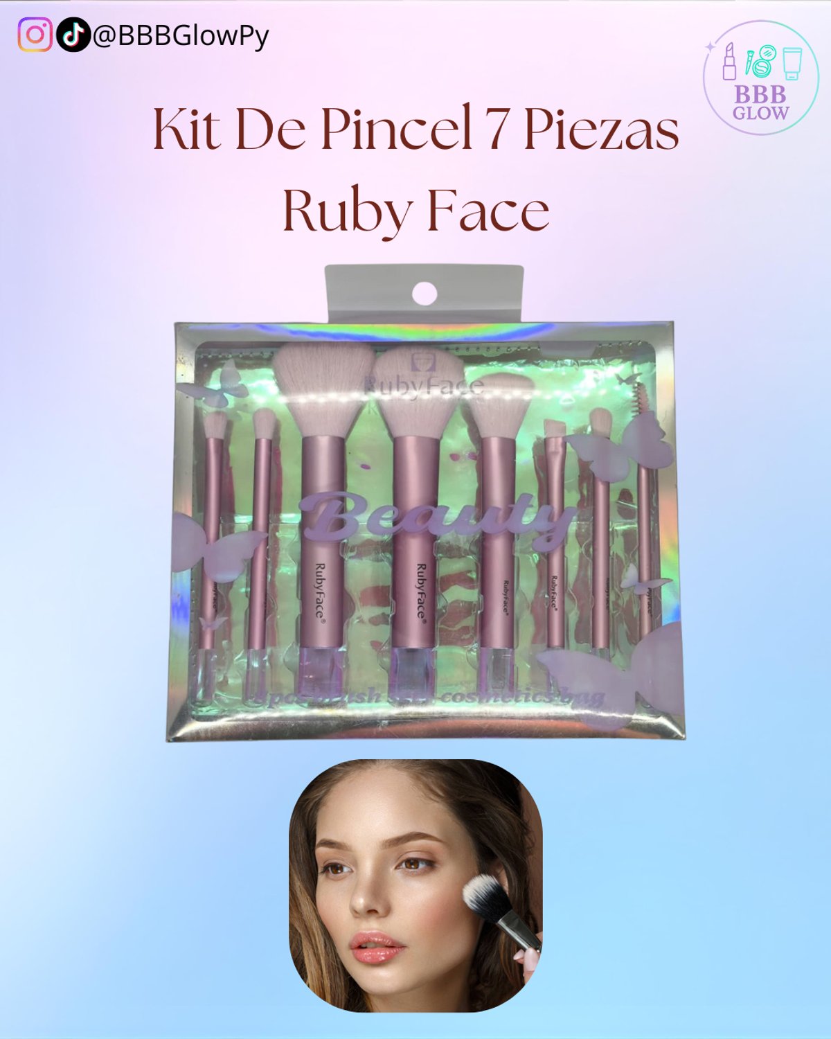 Kit De Pincel 7 Piezas