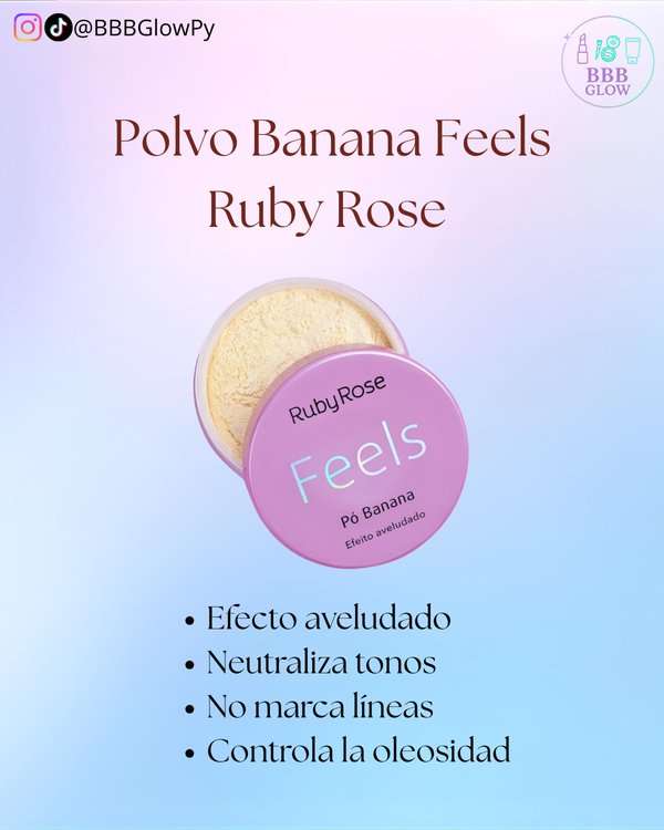 Polvo Banana Efecto Aveludado