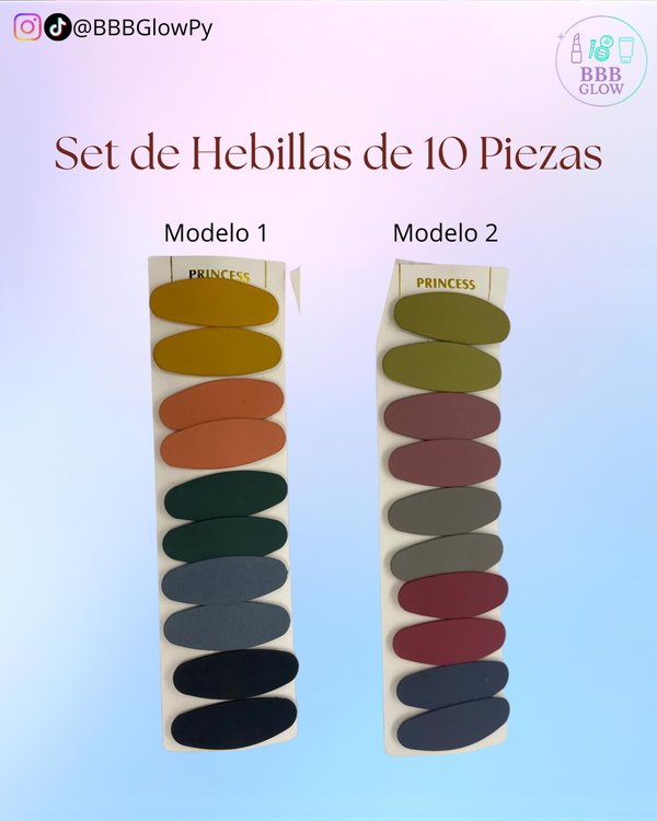 Set De Clip Para Cabello