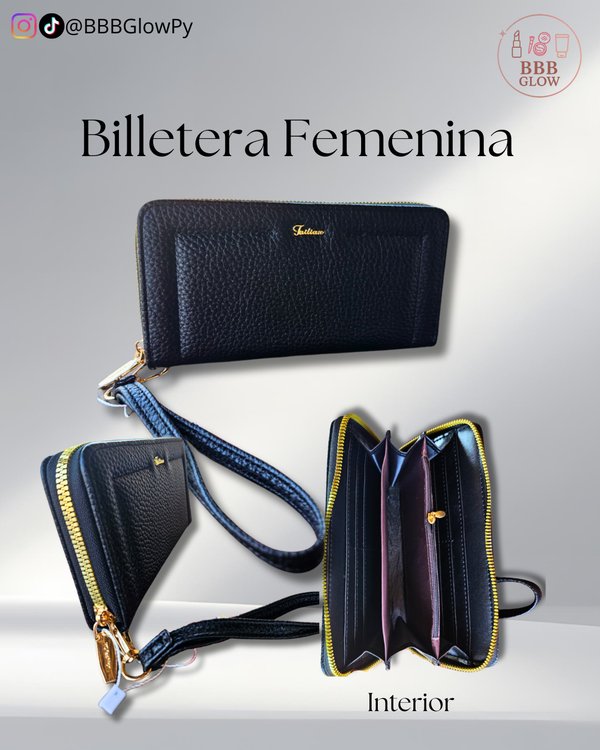 Billetera Femenina Negro