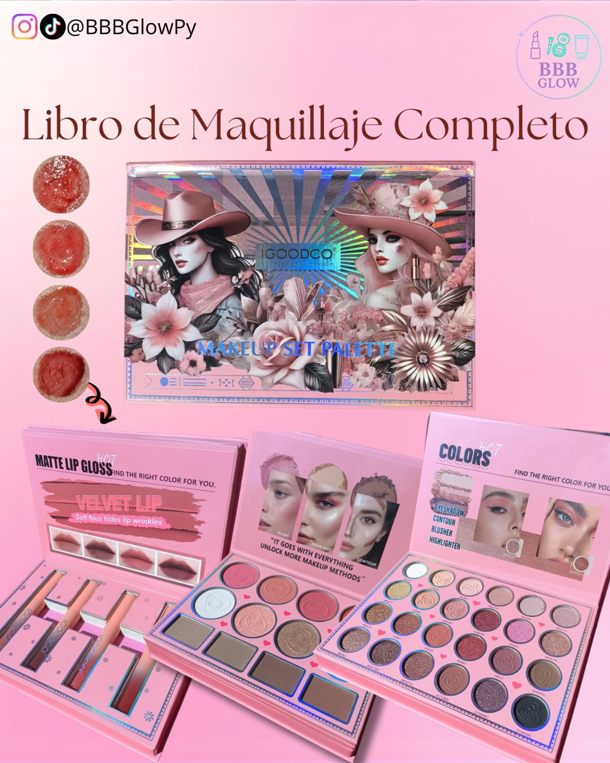 Set De Maquillaje En Libro