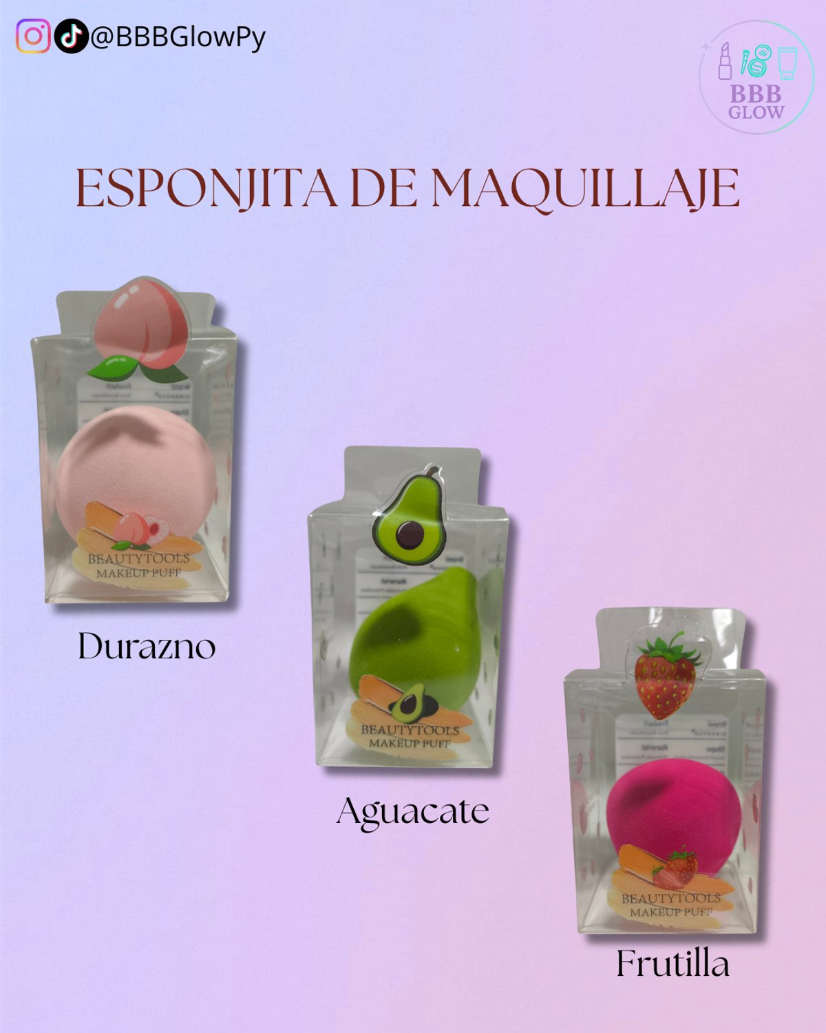 Esponja De Maquillaje Frutales