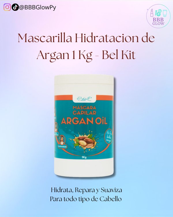 Mascara Capilar Argan 1Kg