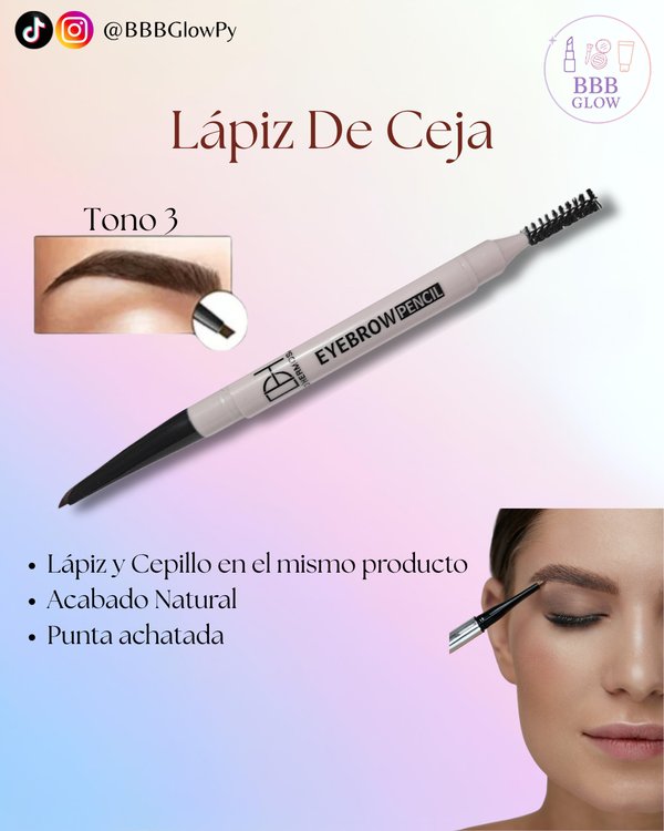 Lapiz de Ceja 2 en 1 D' Hermosa