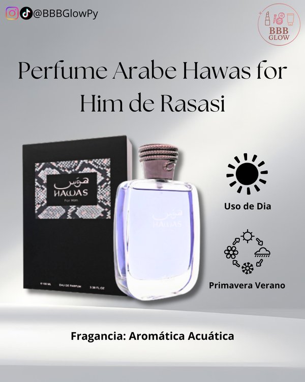 Perfume Masculino Hawas For Him