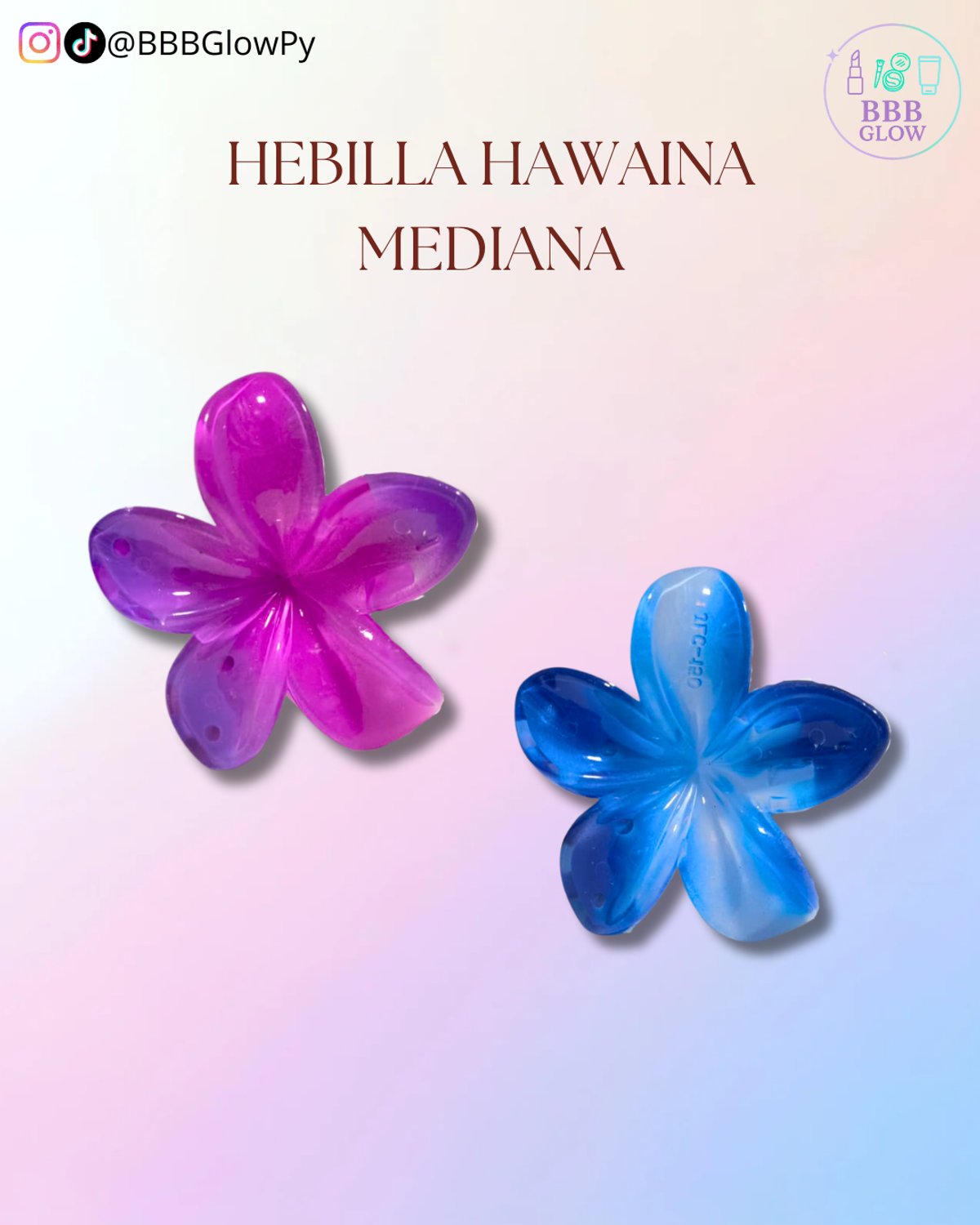 Hebilla Flor Hawaiana  Mediana - 2