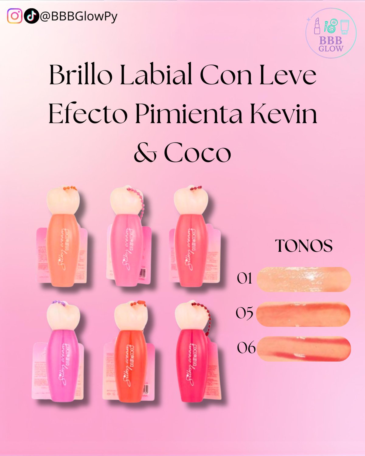 Brillo Labial Con Leve Efecto Pimienta