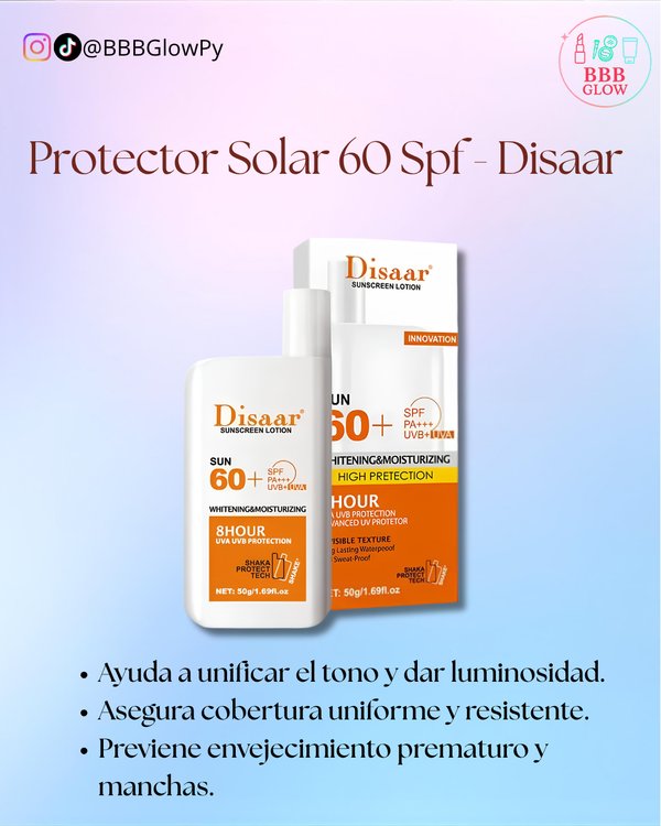 Protector Solar De 60 Spf Sin Color