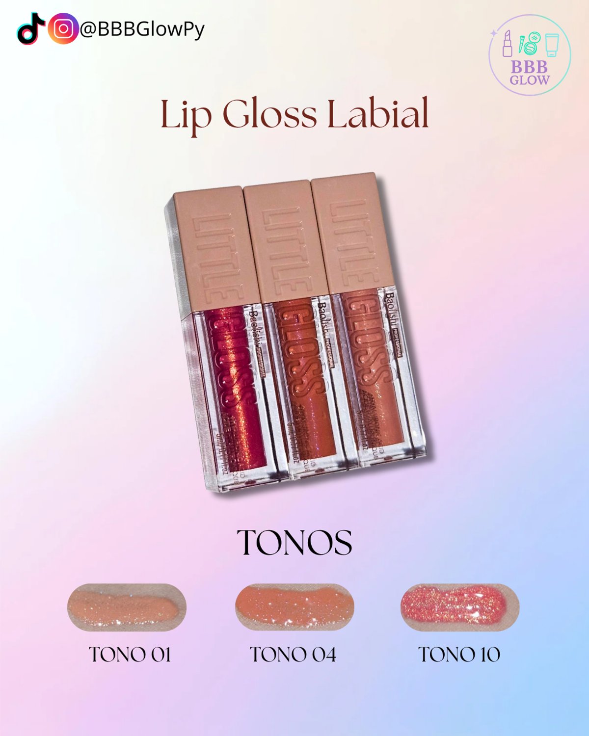 Labial Gloss Con Acido Hialuronico