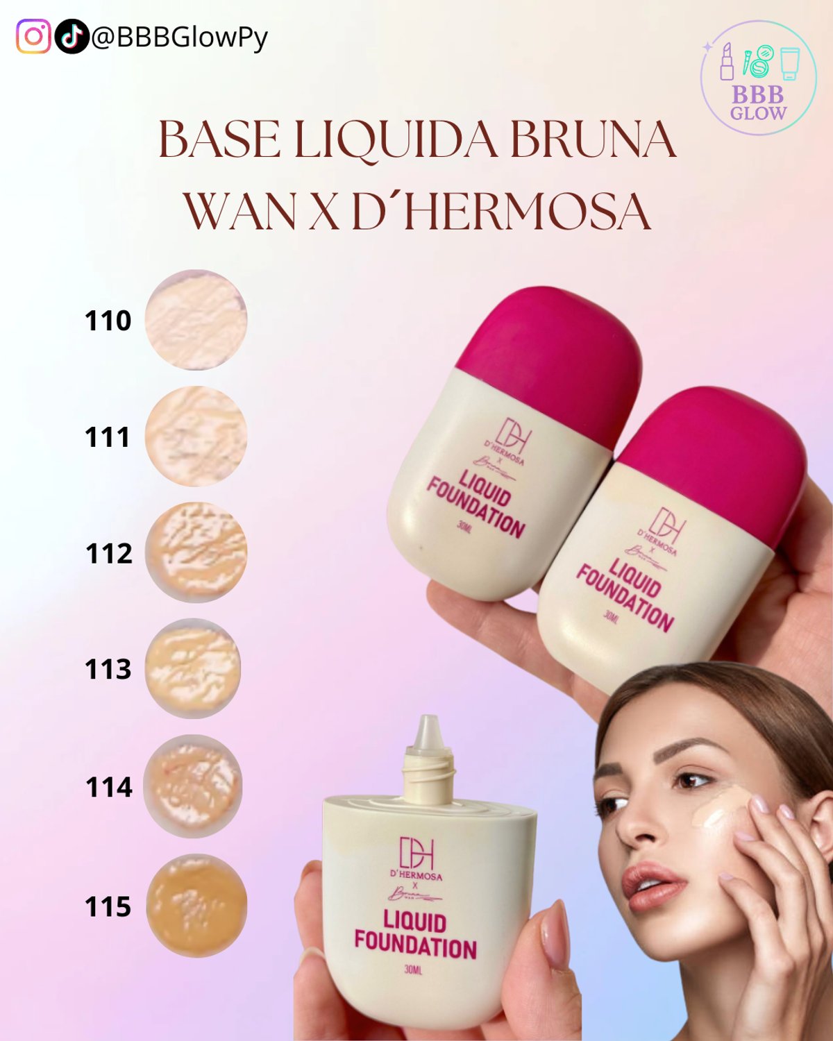 Base Liquida Bruna Wan X D'Hermosa