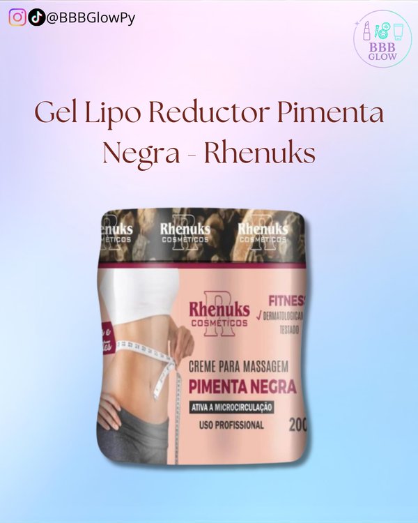 Gel Lipo Pimienta Negra