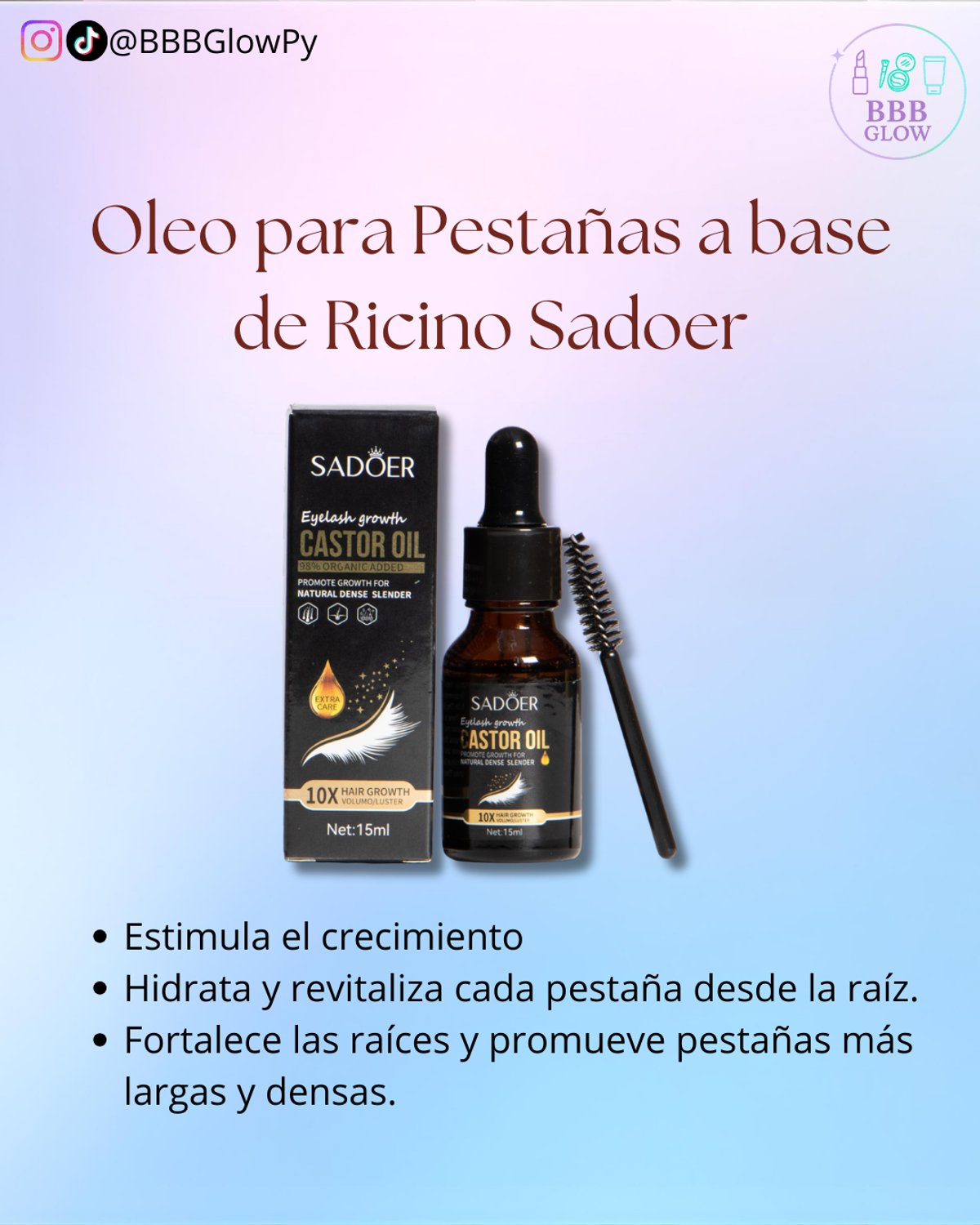 Aceite De Ricino P/Prestaña