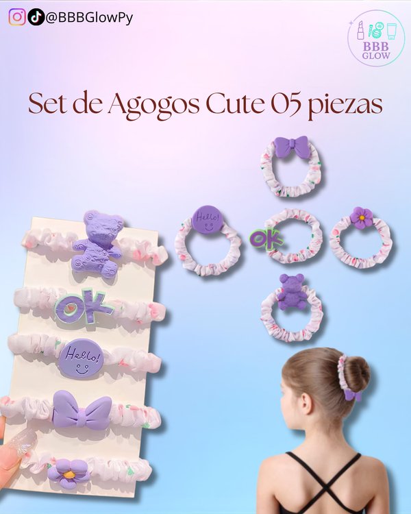 Agogo Con Diseño Cute De 5 Piezas