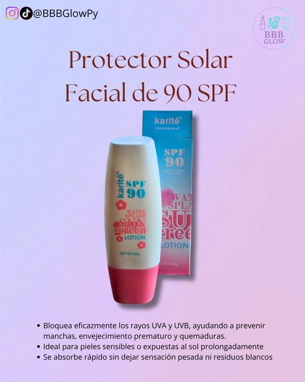 Protector Solar Facial De 90 SPF Sin Color