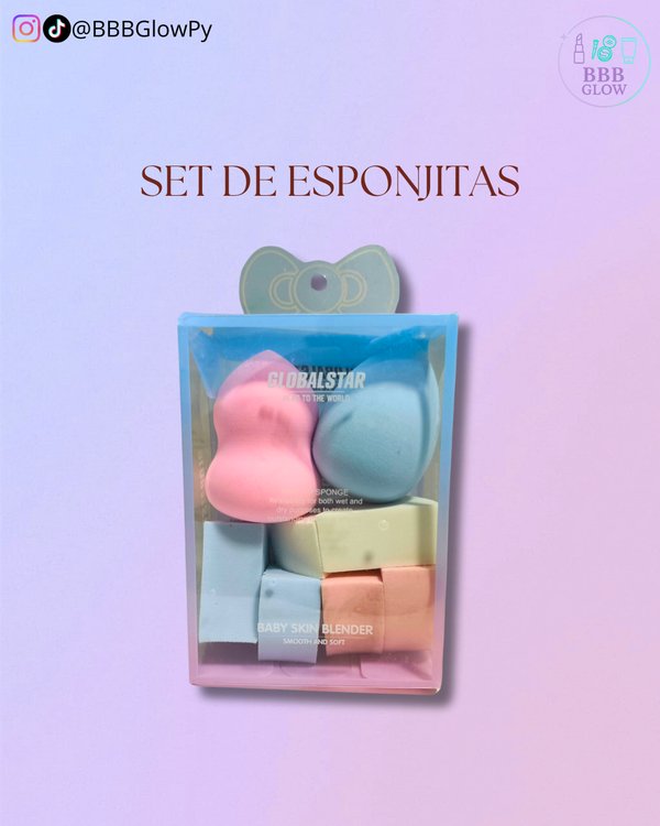Set De 8 Esponjitas
