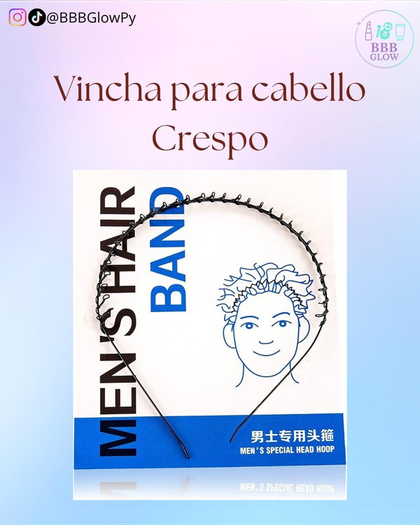 Vincha Simple Color Negro