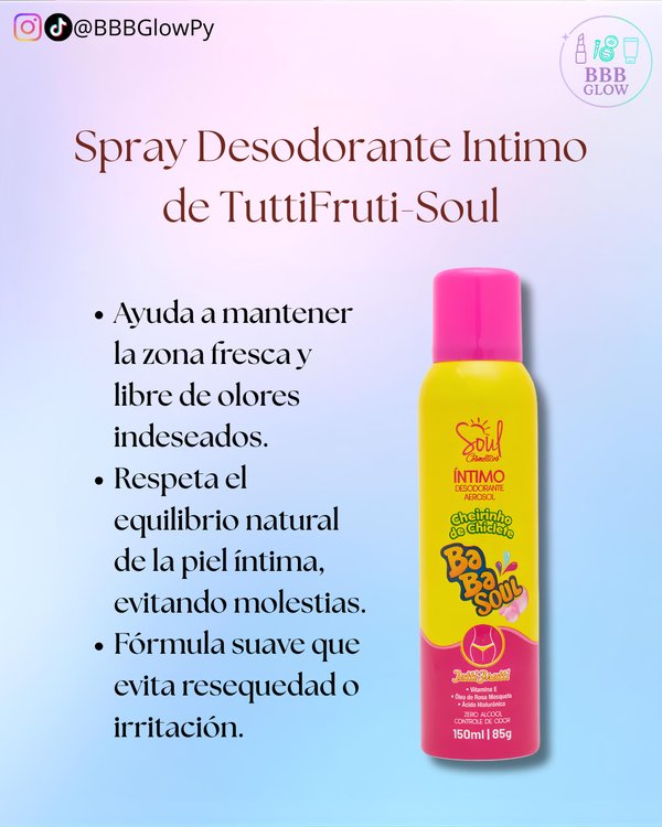 Spray Desodorante Intimo De Frutos - Soul