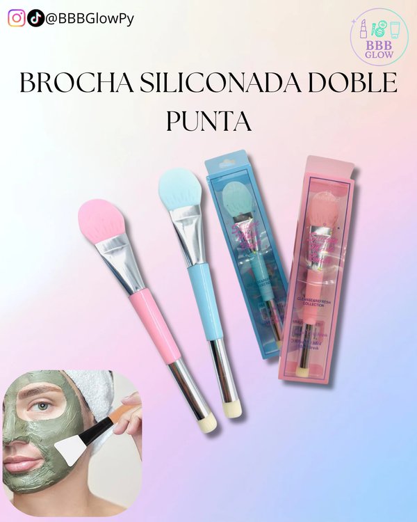 Brocha Facial Doble Punta