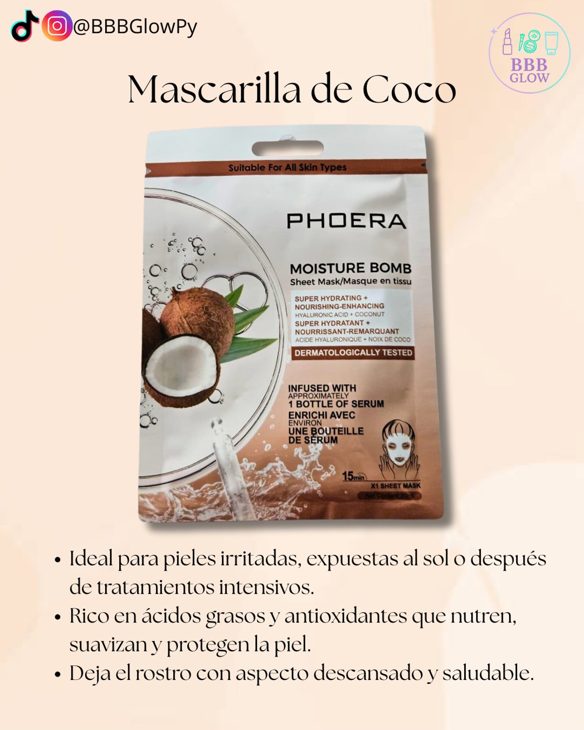 Mascarilla De Coco
