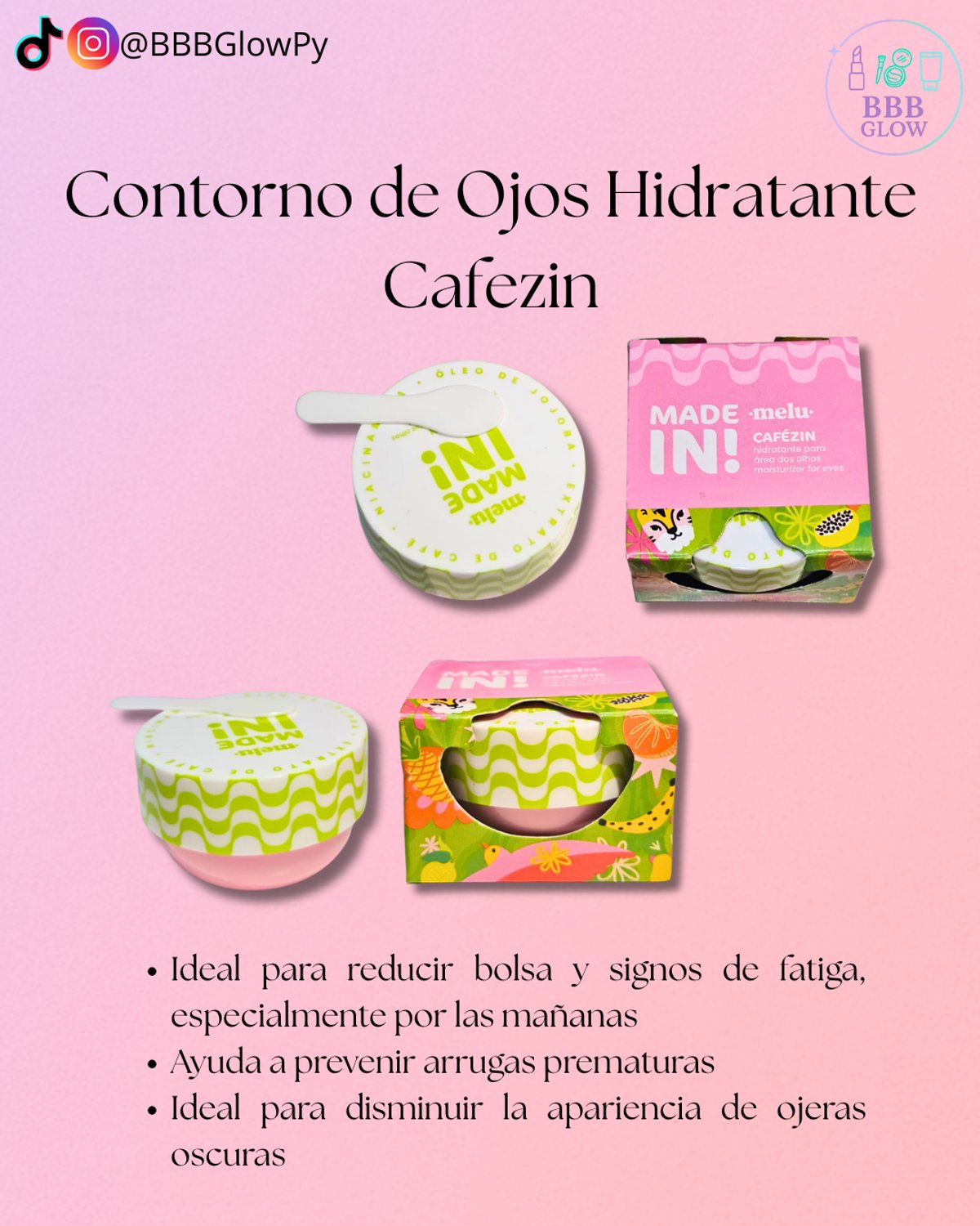 Hidratante Contorno De Ojos Cafezin