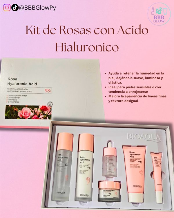 Kit De Acido Hialuronico Rosa Mosqueta