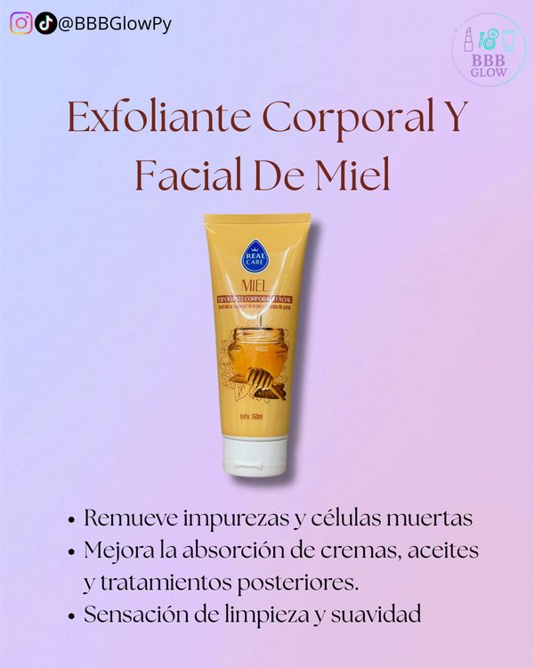 Exfoliante Corporal Y Facial De Miel 