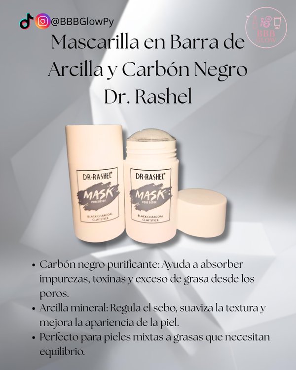 Mascarilla En Barra De Arcilla De Carbon Negro