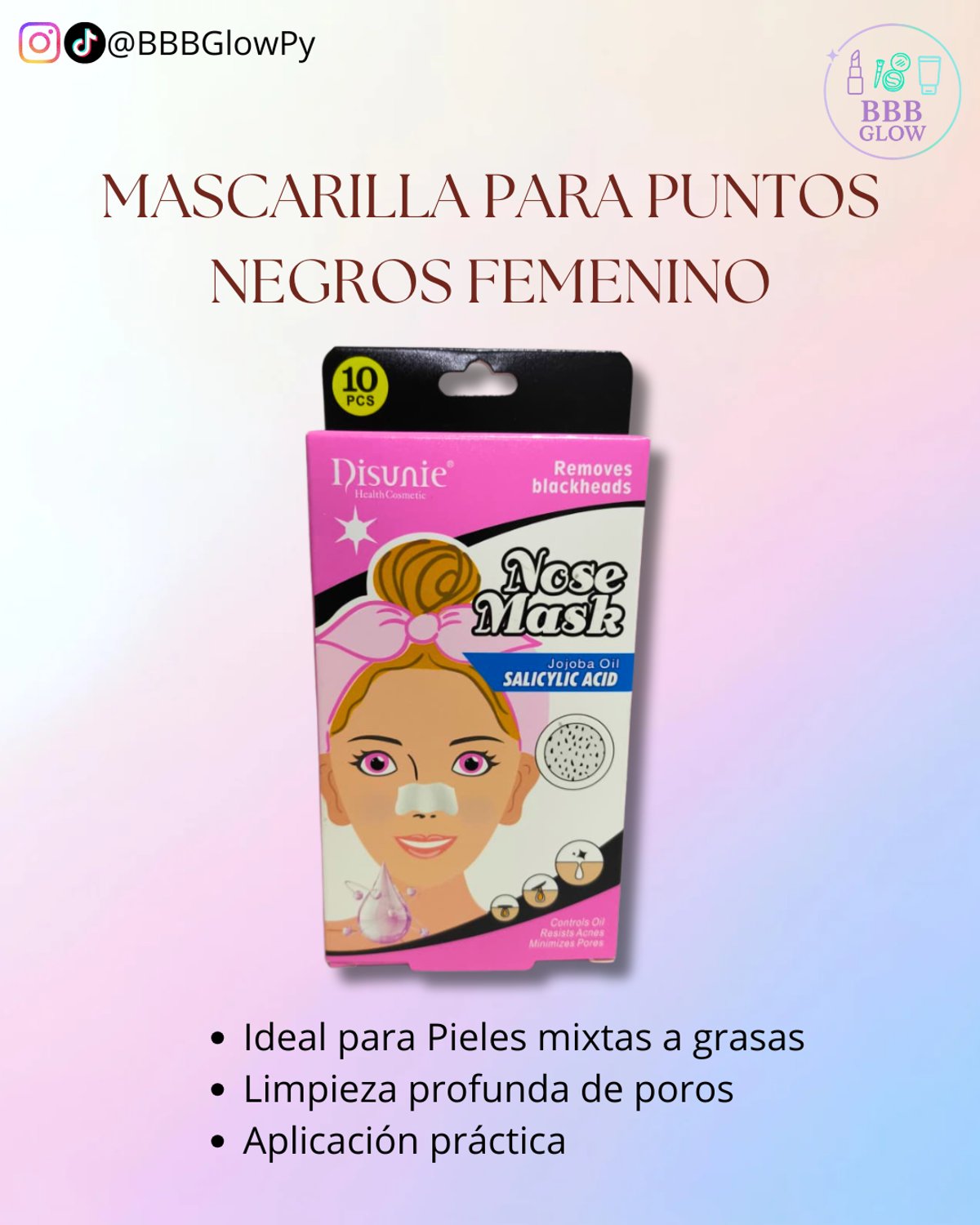 Mascarilla Para Puntos Negros Femenino 10 Un