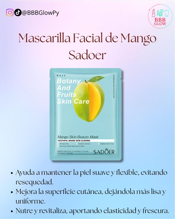 Mascarilla Facial De Mango - Sadoer
